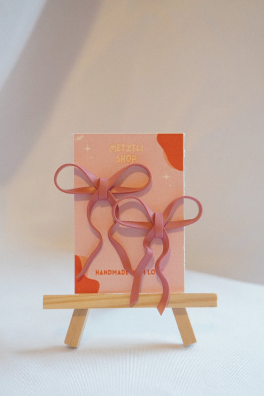 Just A Girl Bow Earrings