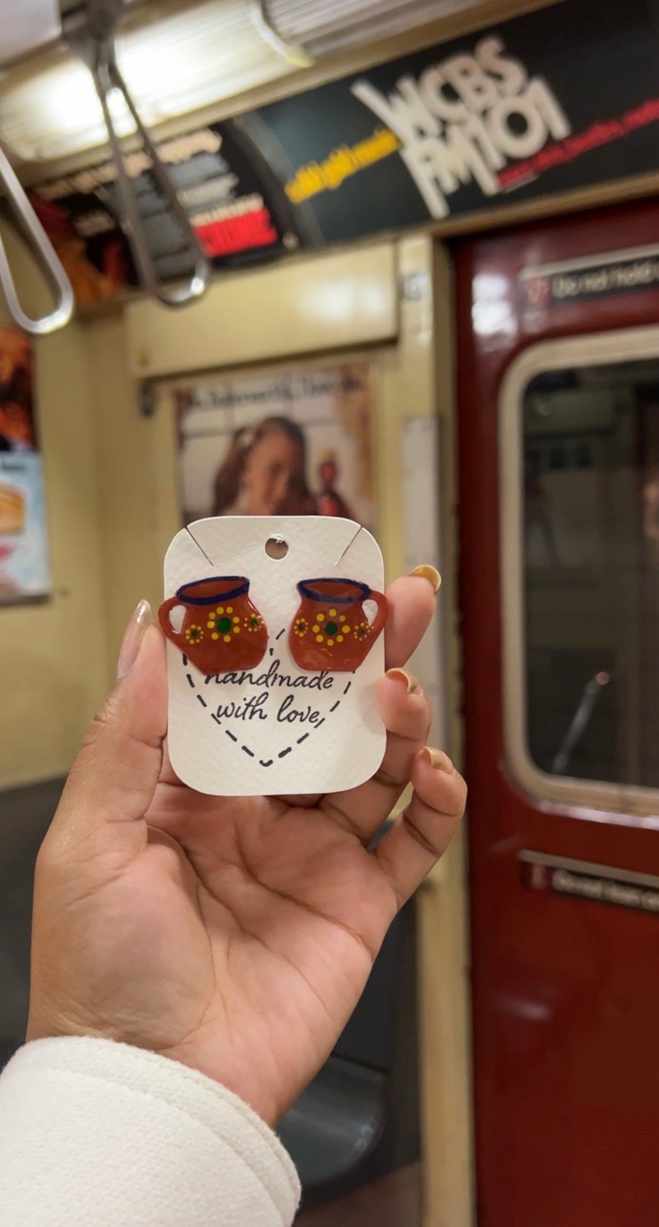 Tazita De Cafe Stud Earrings